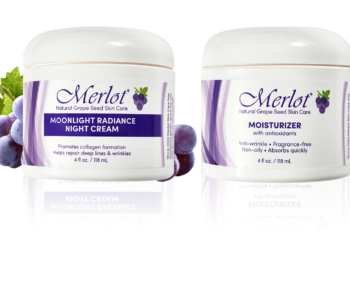 merlot skin care, brand design